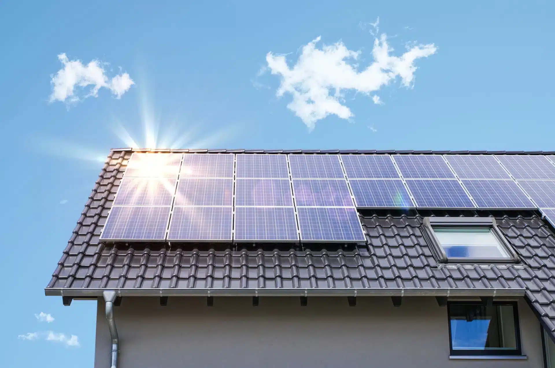 Solar auf Haus